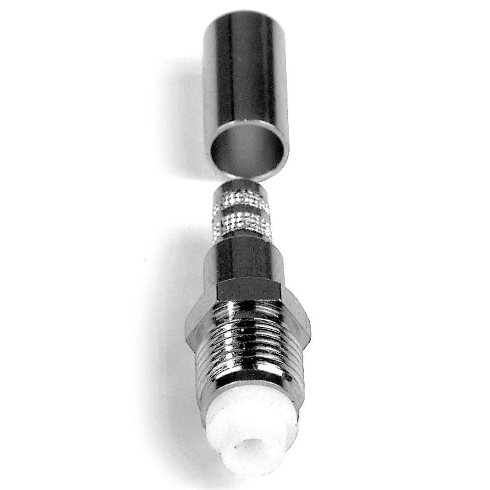 Albrecht 10stk. FME Kupplung, Crimp für RG58 Albrecht 10stk. FME Kupplung, Crimp für RG58
